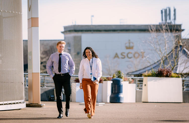 Business People At Ascot Racecourse