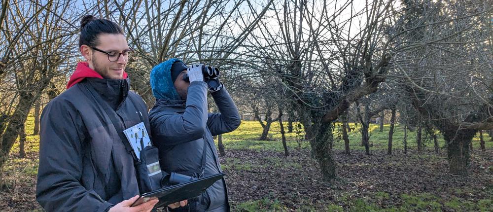 Hartpury Students Birdwatch