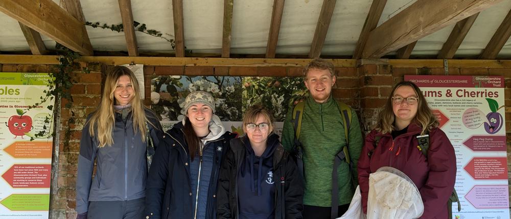 Animal Students Explore Orchard